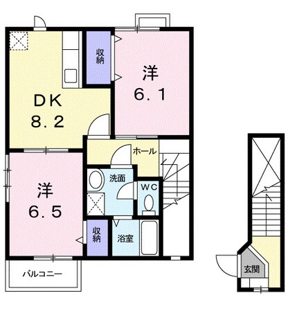 コスモエクセルの物件間取画像